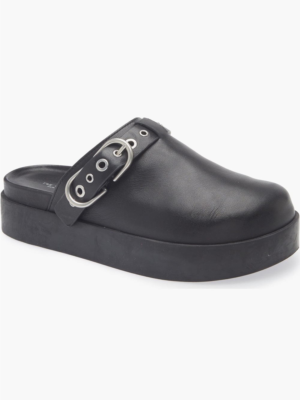 Rag & Bone Geo Buckle Platform Mule